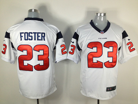 nfl White Nike Game Jerseys Houston Texans 23 FOSTER